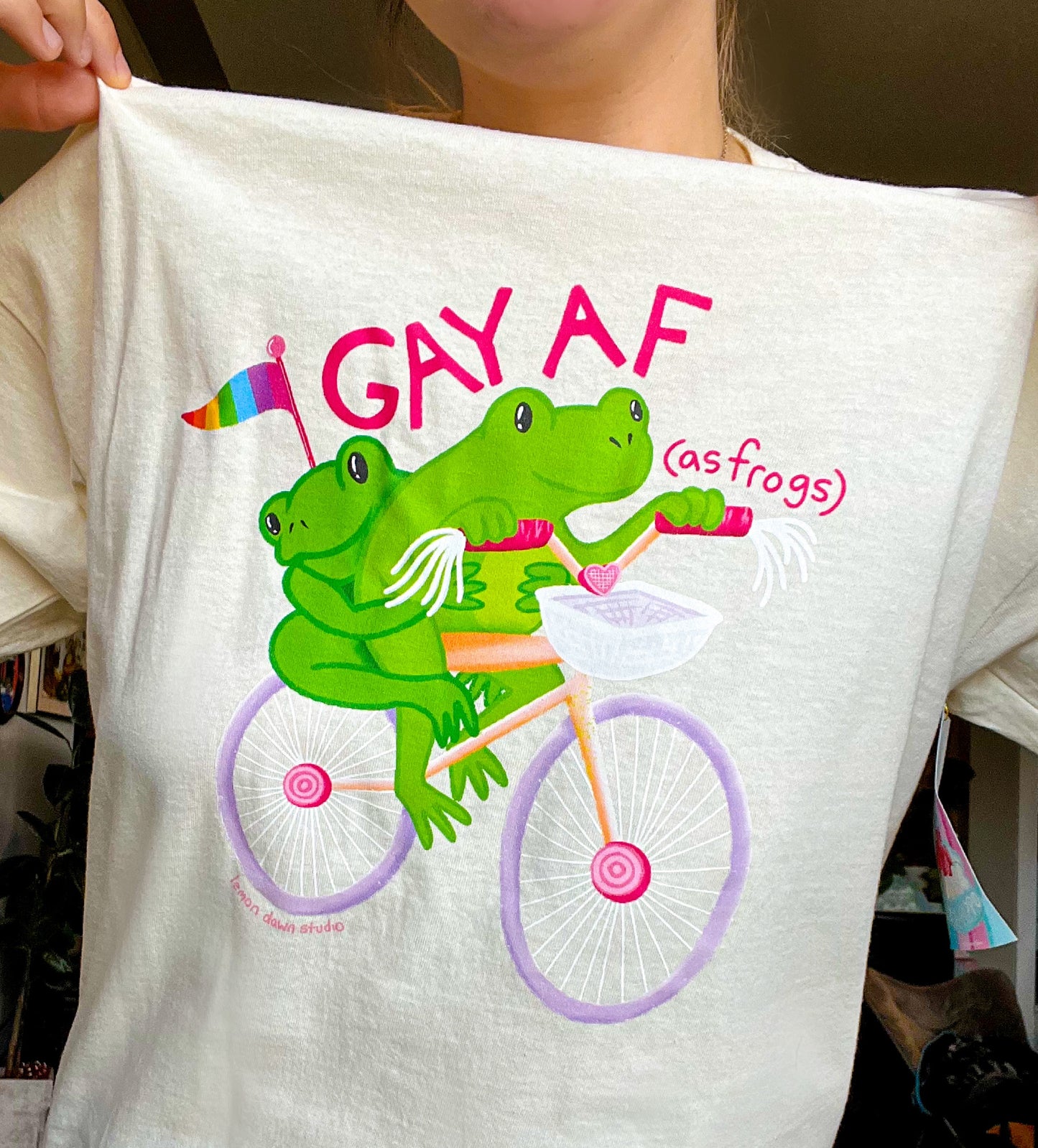 Gildan Gay AF (as frogs) T-Shirt