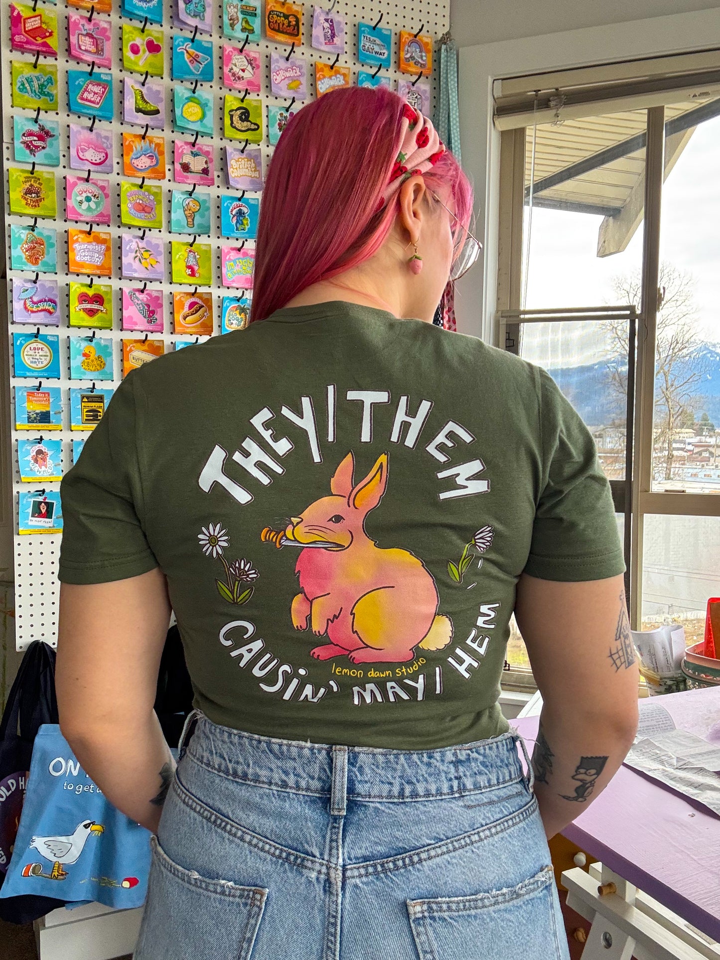 Gildan They/Them Causin' May/Hem Shirt