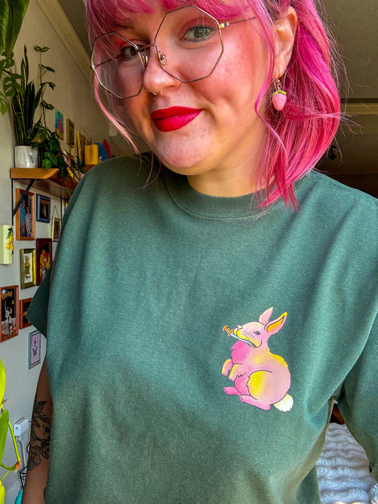 Comfort Colours They/Them Causin' May/Hem Hippo T-Shirt