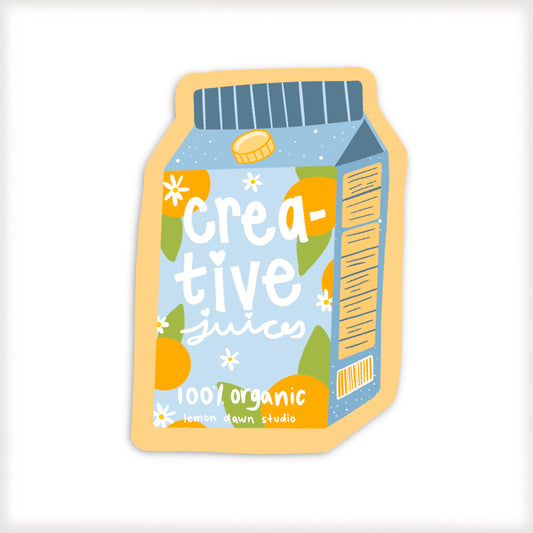 Creative Juices Vinyl Sticker