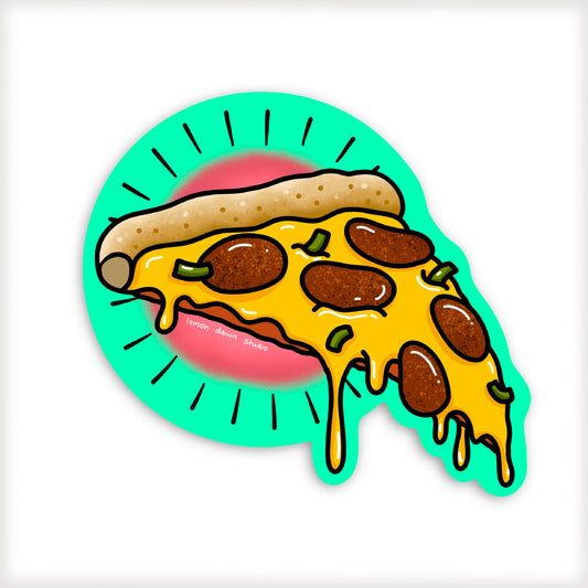 Pizza Vinyl Sticker