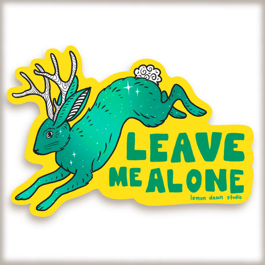 Jackelope - Leave me alone Vinyl Sticker