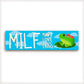 MILF - Man I Love Frogs Bumper Sticker