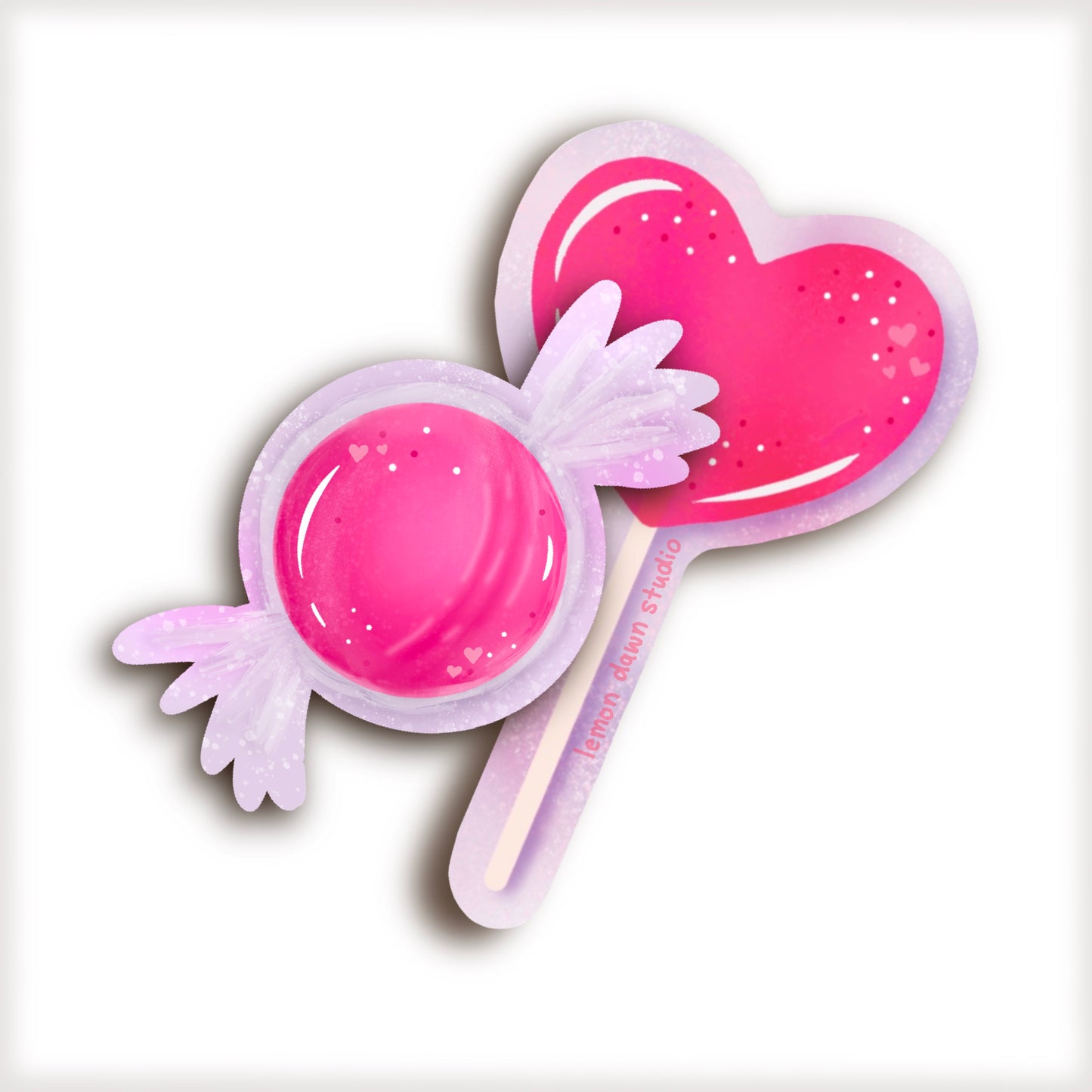 Heart Candy Vinyl Stickers - 2 pack