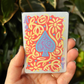 ACEO 2.5"x3.5" Original Painting - Playing Card Series (Ace of spades floral filigree)