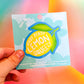 Easy Peasy Lemon Squeezy Vinyl Sticker