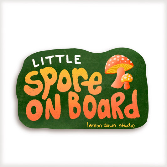 Little Spore On Board Vinyl Sticker