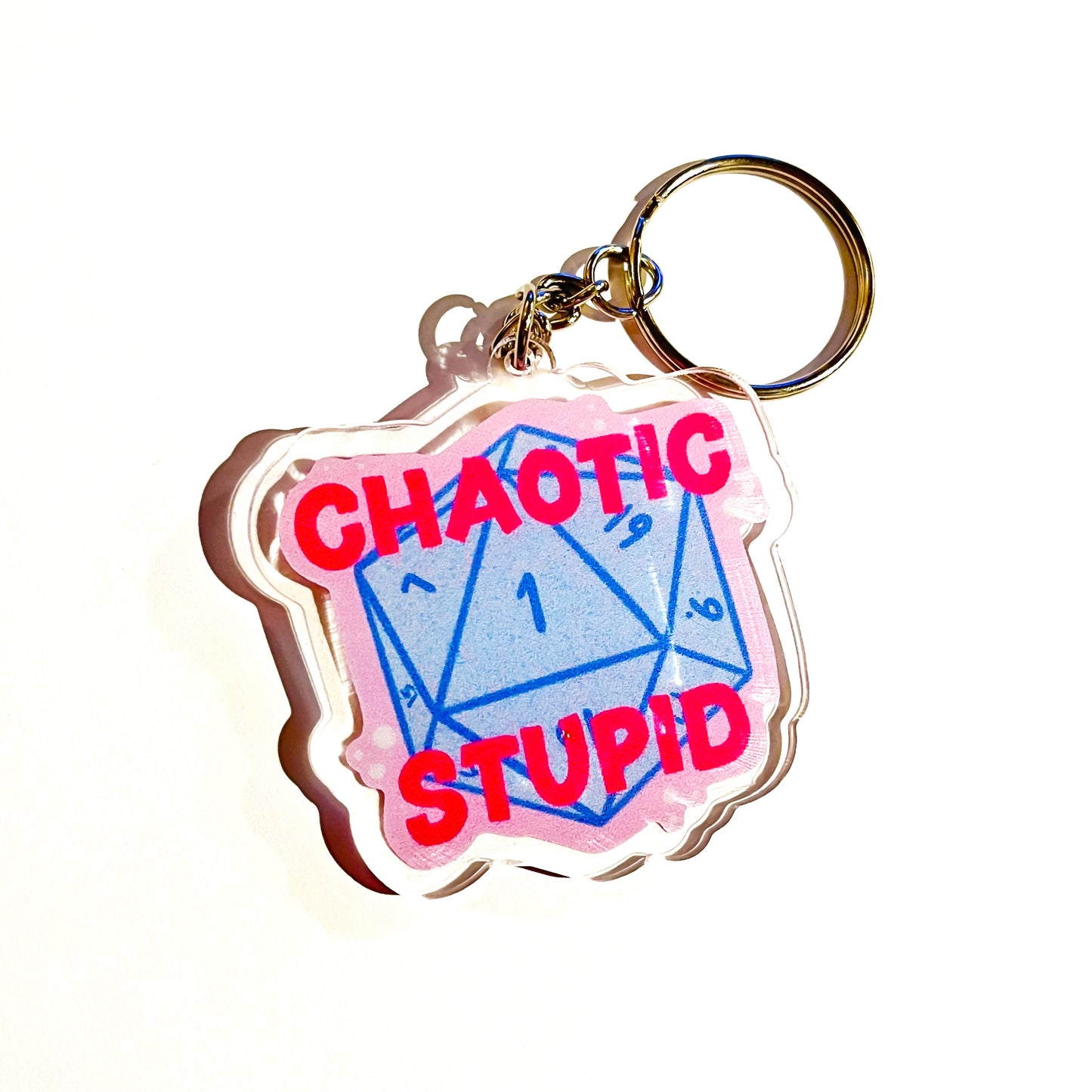 Chaotic Stupid Keychain - Large