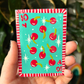 ACEO 2.5"x3.5" Original Painting - Playing Card Series (10 of hearts Cherries)