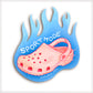 Sport Mode Croc Vinyl Sticker