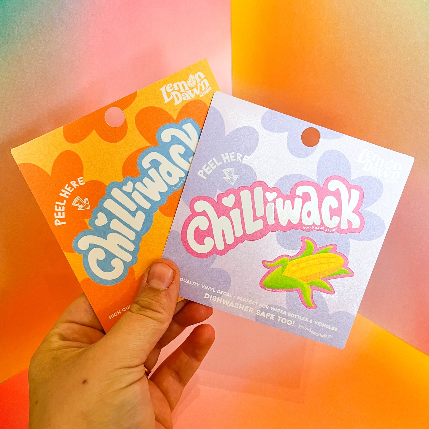 Chilliwack 2 Pack With Corn Vinyl Stickers