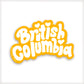 British Columbia Vinyl Sticker