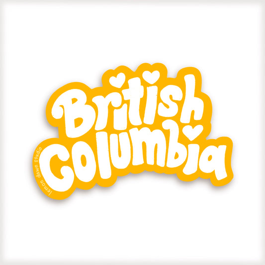 British Columbia Vinyl Sticker