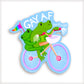 Gay AF (as frogs) Vinyl Sticker