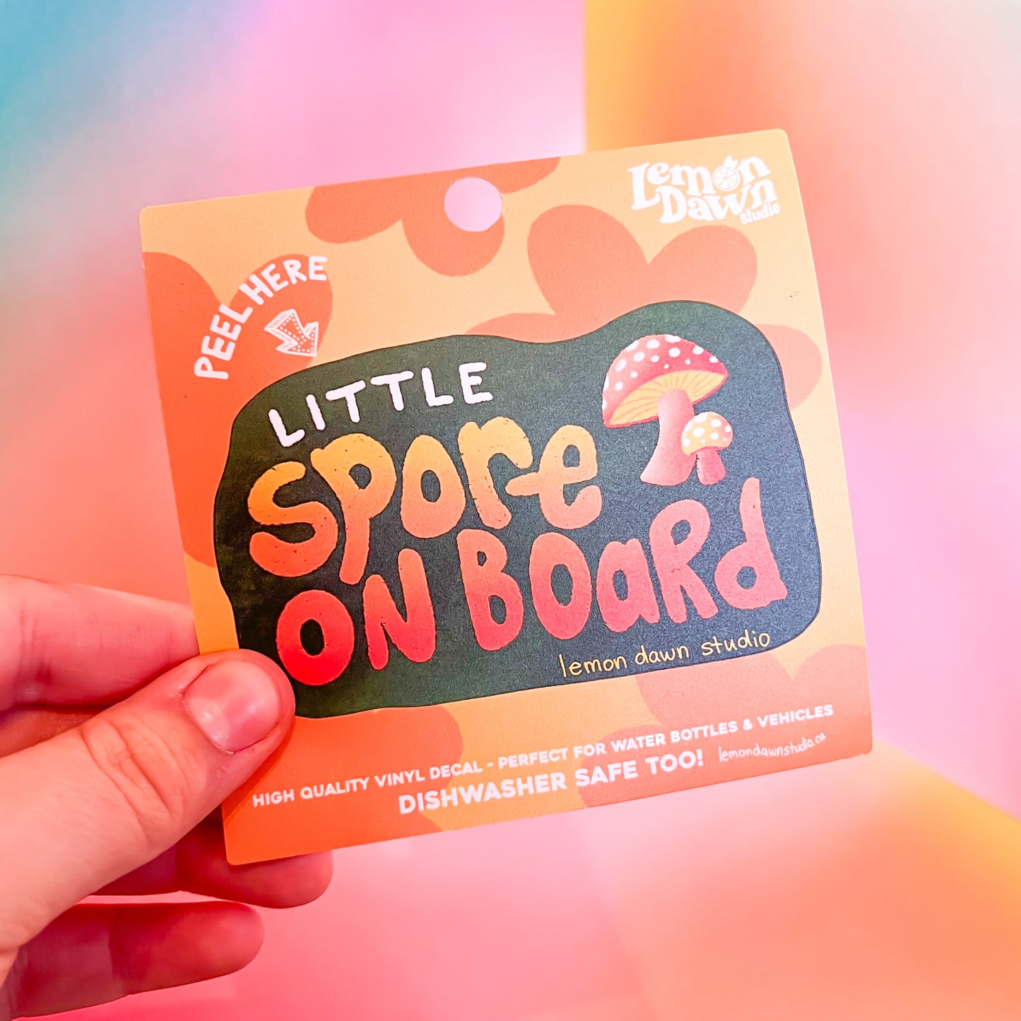 Little Spore On Board Vinyl Sticker