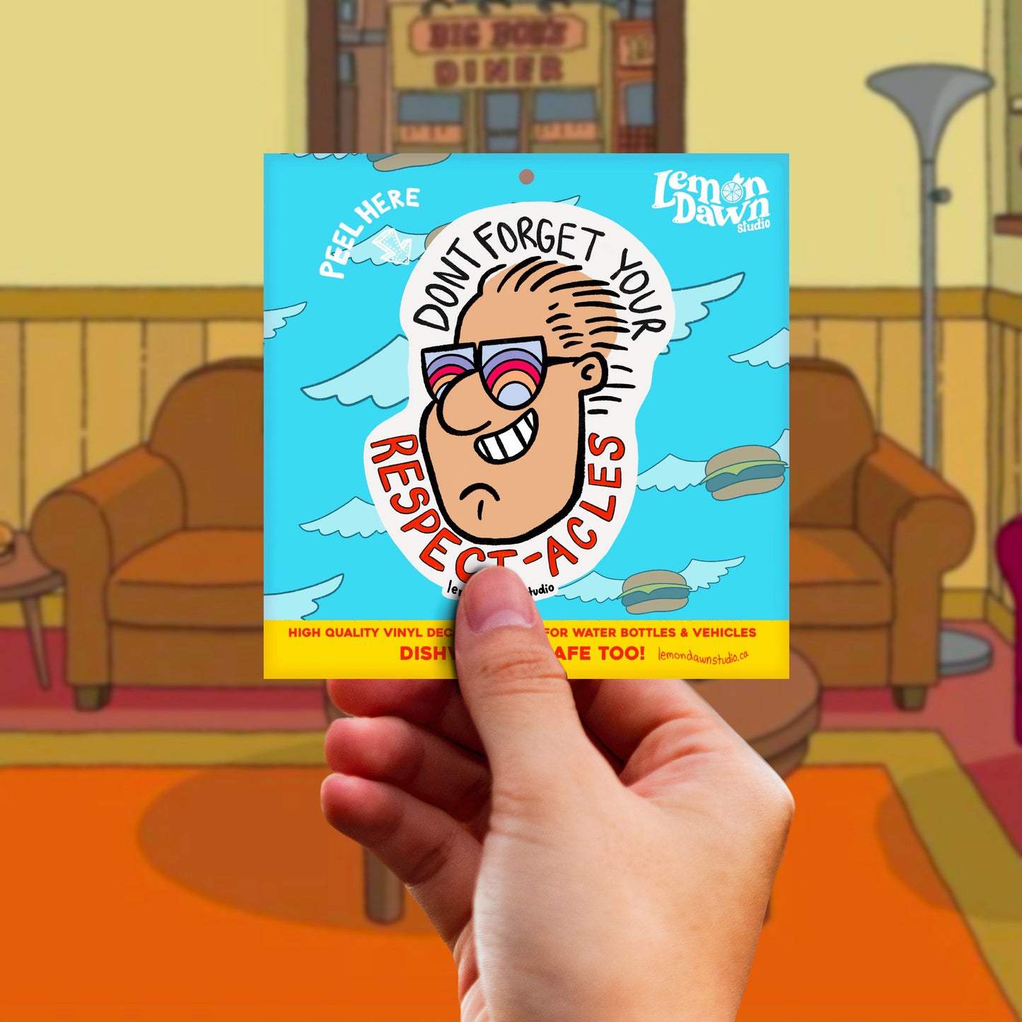 Don’t Forget Your Respectacles Vinyl Sticker