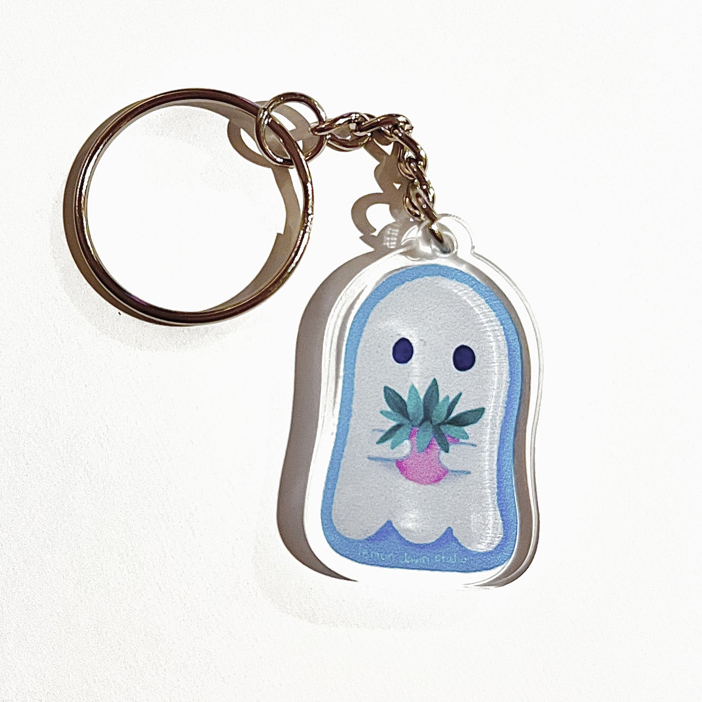 Ghost Plant Keychain - Small