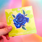 Blue Rose Vinyl Sticker