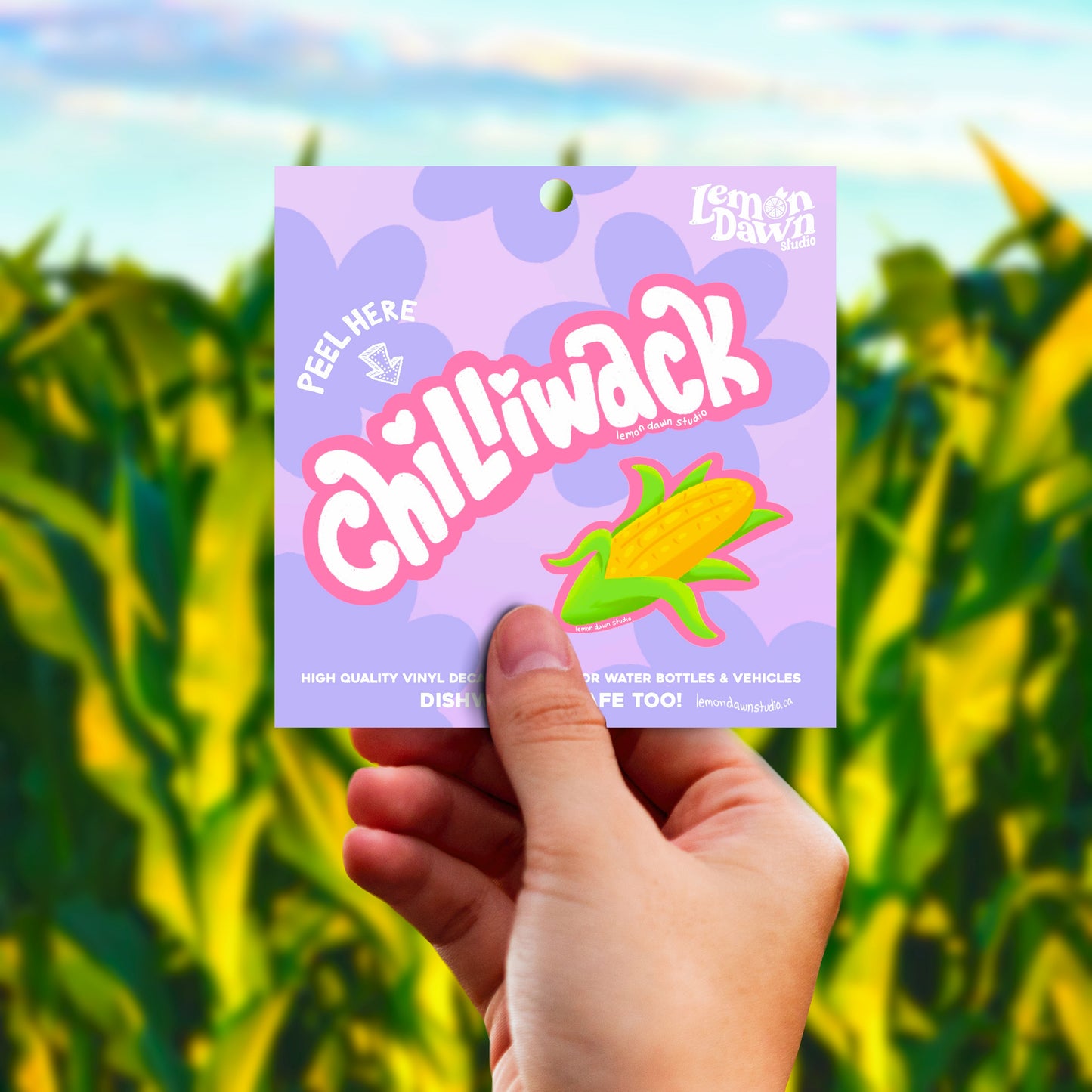 Chilliwack 2 Pack With Corn Vinyl Stickers