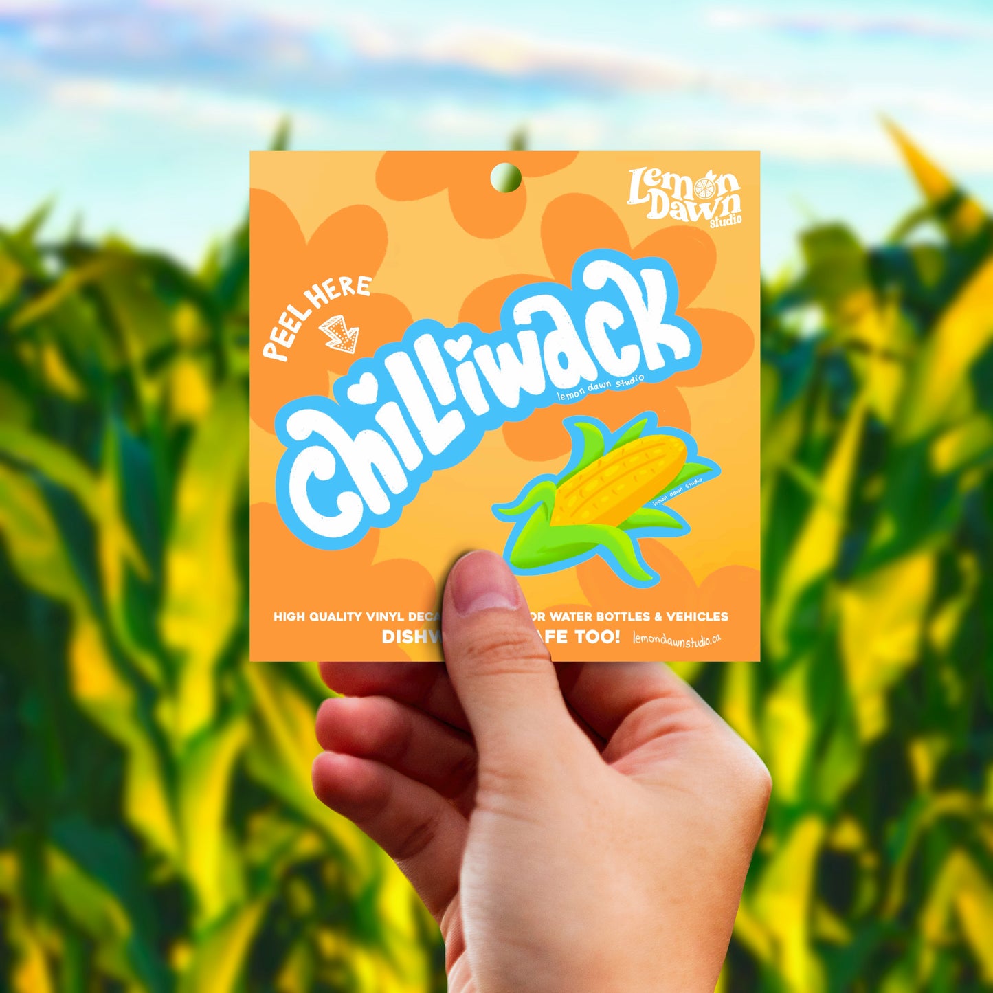 Chilliwack 2 Pack With Corn Vinyl Stickers