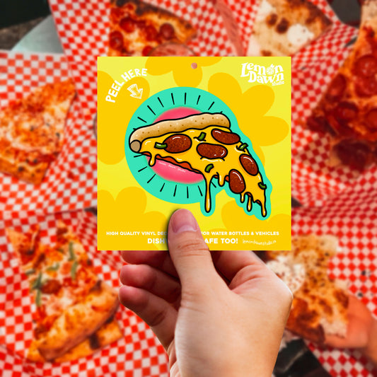 Pizza Vinyl Sticker
