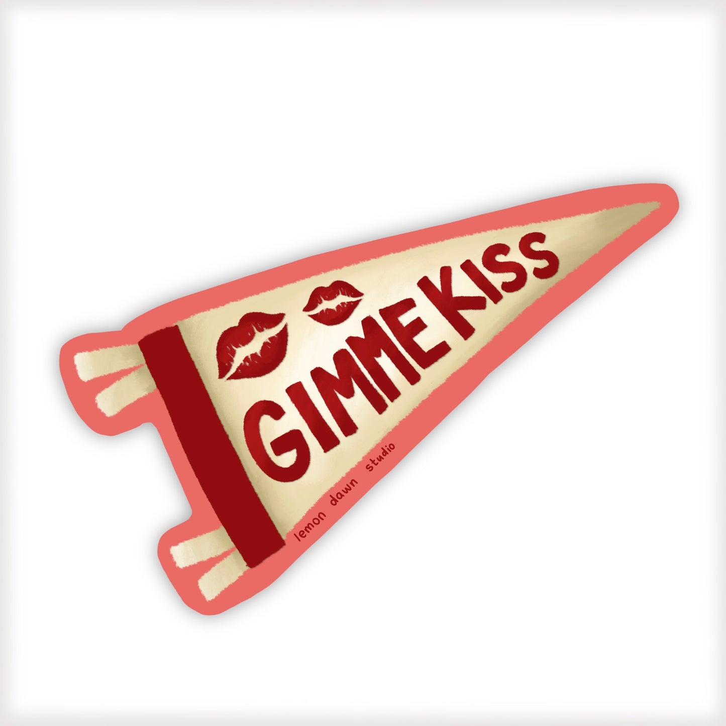 Gimme Kiss Vinyl Sticker
