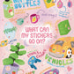 Cute Mike Wazowski Vinyl Sticker