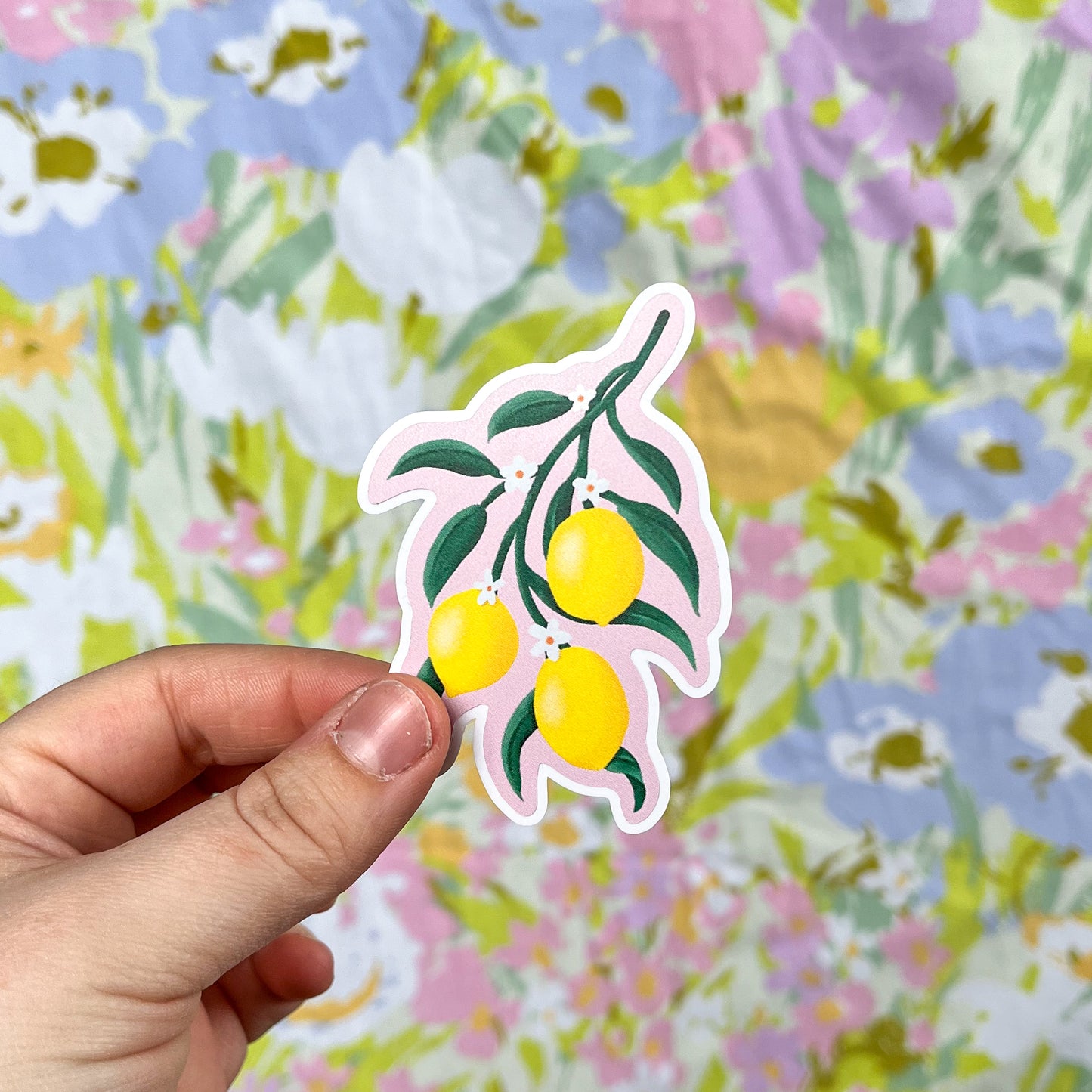 Lemon Cluster Vinyl Sticker