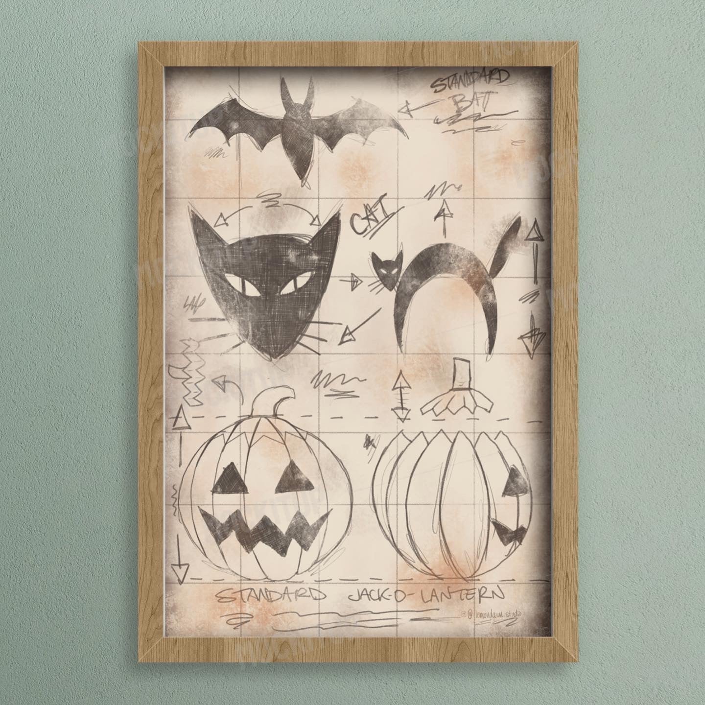 Halloween Blueprint Digital Download